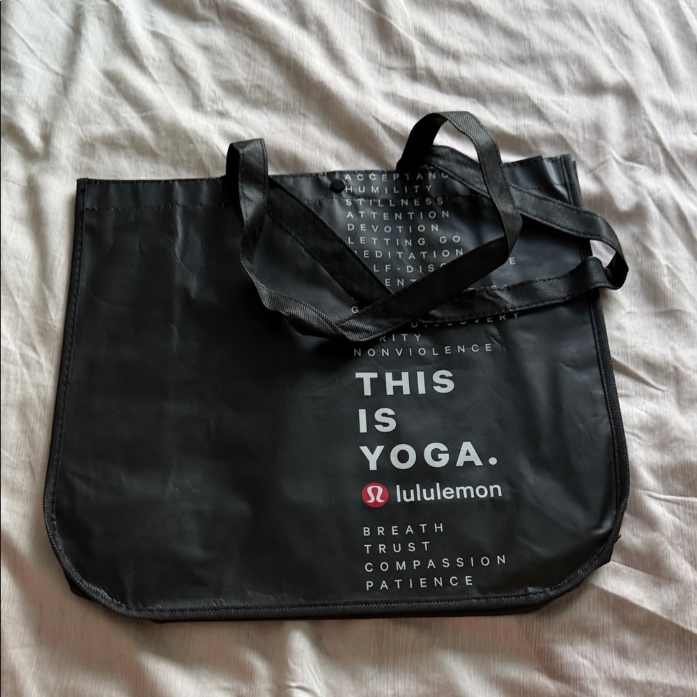 lululemon athletica Black Yoga Tote